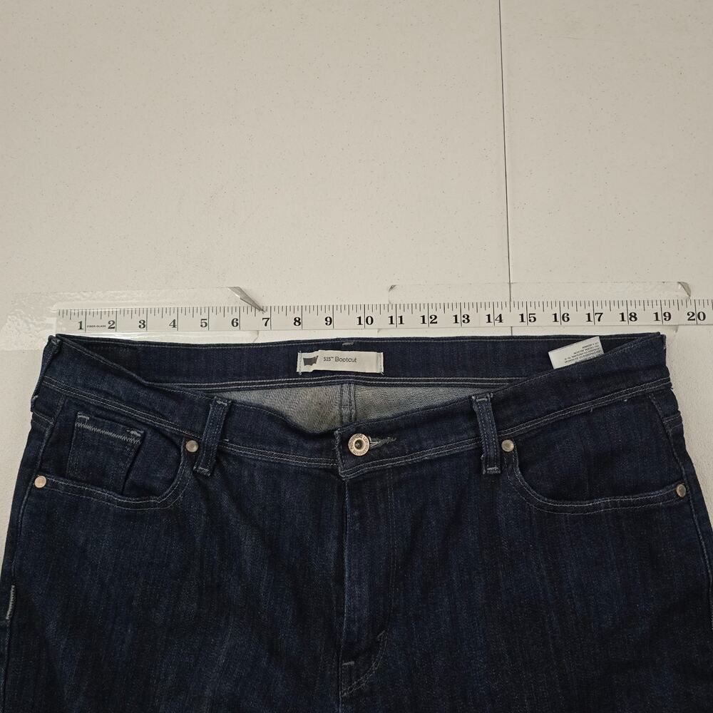 Levi's 515 bootcut jeans 16L 33x34 blue deniim womens 5657 - Picture 5 of 14